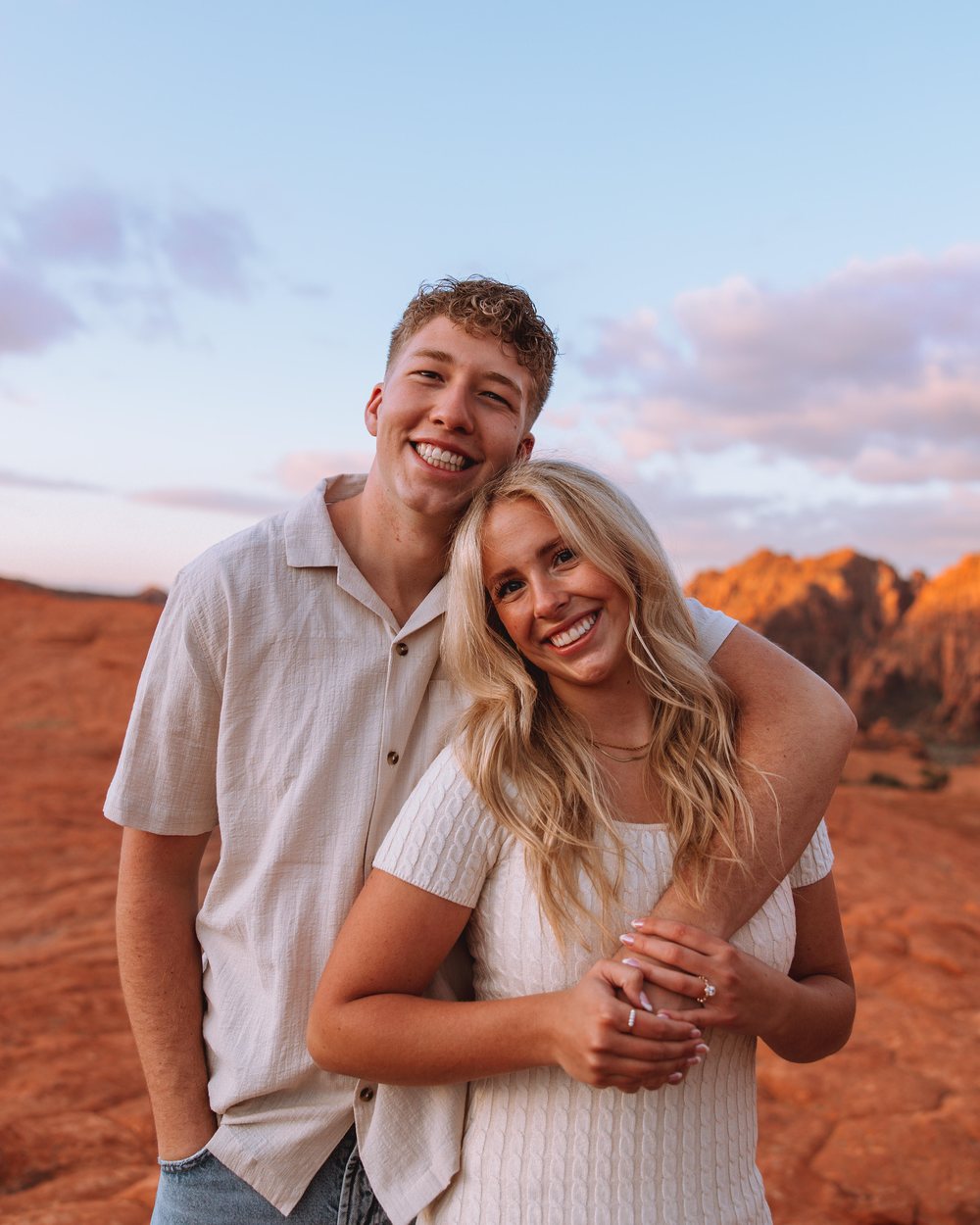 Ethan Pierce and his wife, Anna